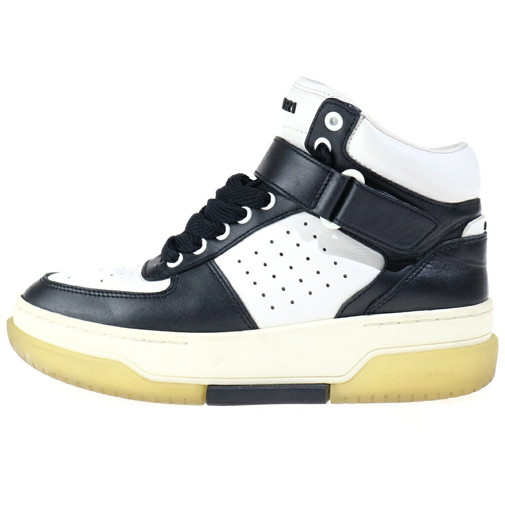 AMIRI(アミリ) 22AW STADIUM MID スタジアムミッド ハイカットスニーカー AW22MFS005-004 ブラック/ホワイト