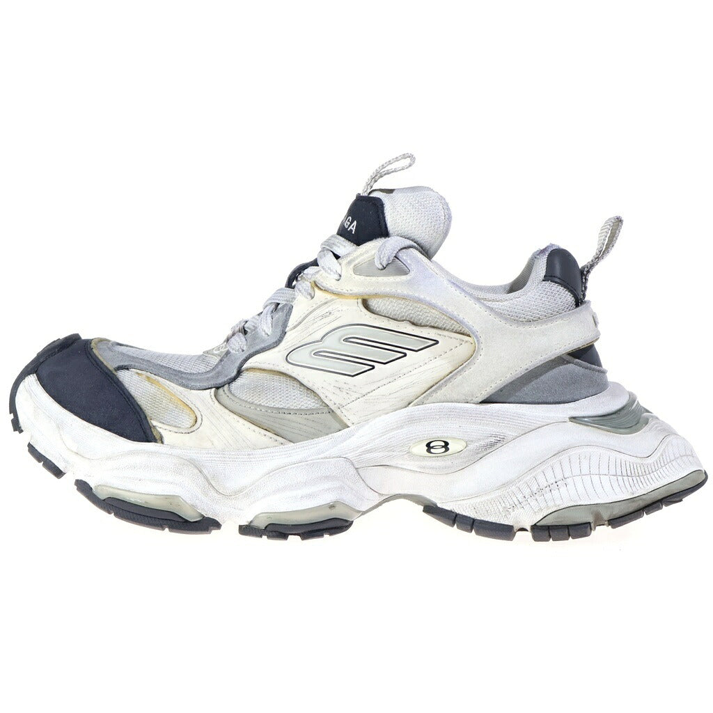 BALENCIAGA(バレンシアガ) 24SS CARGO カーゴ ヴィンテージ加工 ローカットスニーカー ホワイト/グレー 785754
