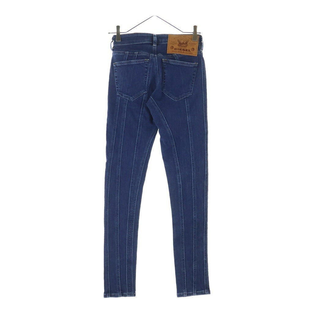 DIESEL(ディーゼル) Slandy ハイウエスト パネル スキニージーンズ デニムパンツ A0256309B10 インディゴ レディース