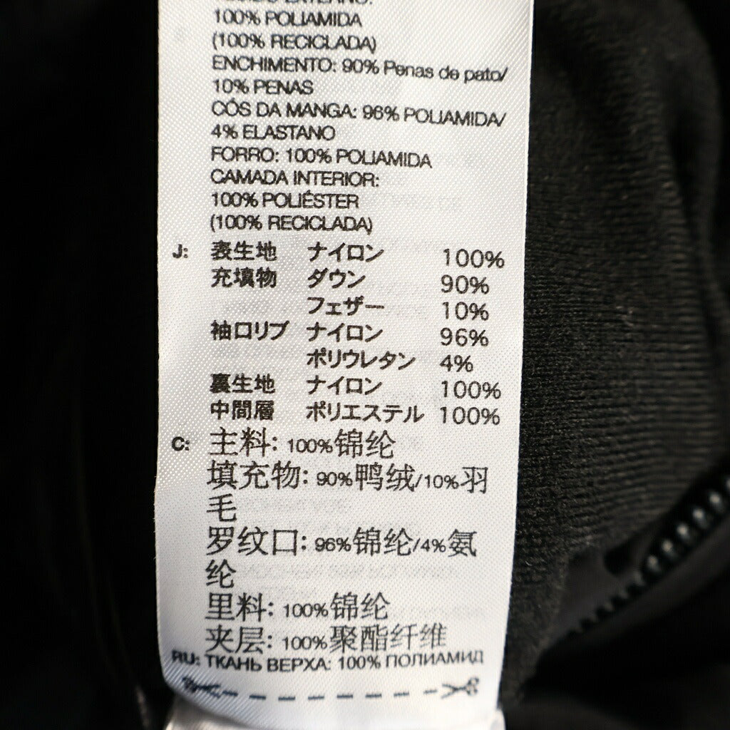 Y-3(ワイスリー) M PUFF JCKT パフジャケット IW0067 ダウンジャケット ブラック