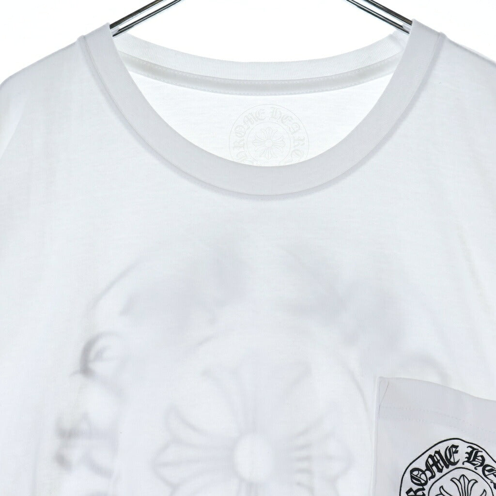 CHROME HEARTS(クロムハーツ) Horseshoe S/S Tee ホースシュー クルーネックTシャツ ホワイト