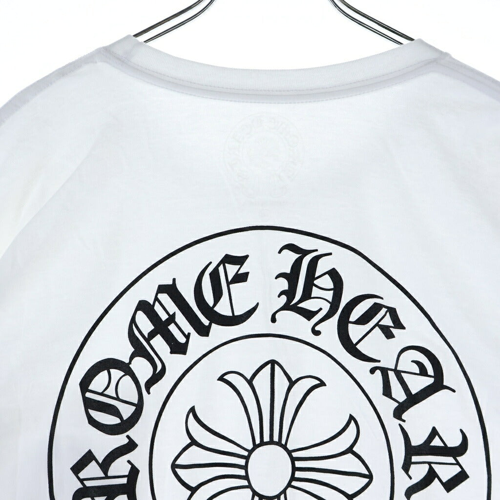 CHROME HEARTS(クロムハーツ) Horseshoe S/S Tee ホースシュー クルーネックTシャツ ホワイト