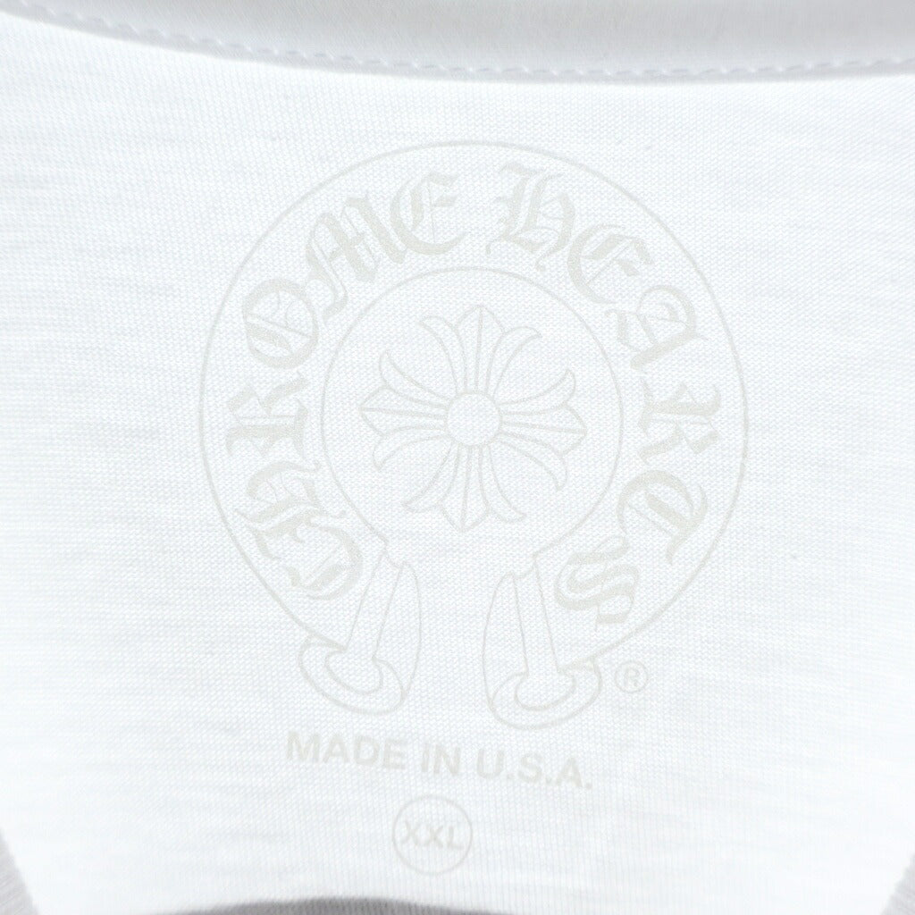 CHROME HEARTS(クロムハーツ) Horseshoe S/S Tee ホースシュー クルーネックTシャツ ホワイト