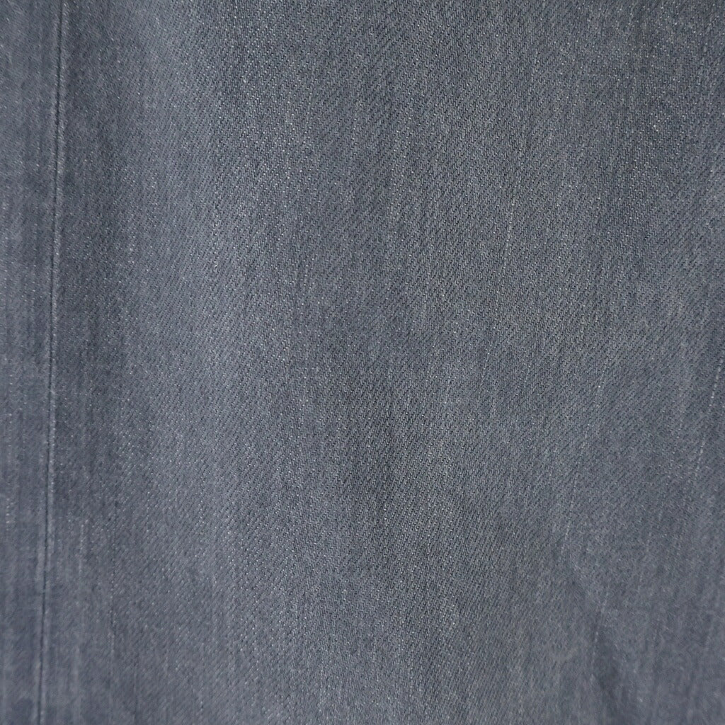 INTERIM(インテリム) VINTAGE FADE LIGHT DENIM MIL BAGGY TROUSER IT25S089 5P ワイドデニム グレー