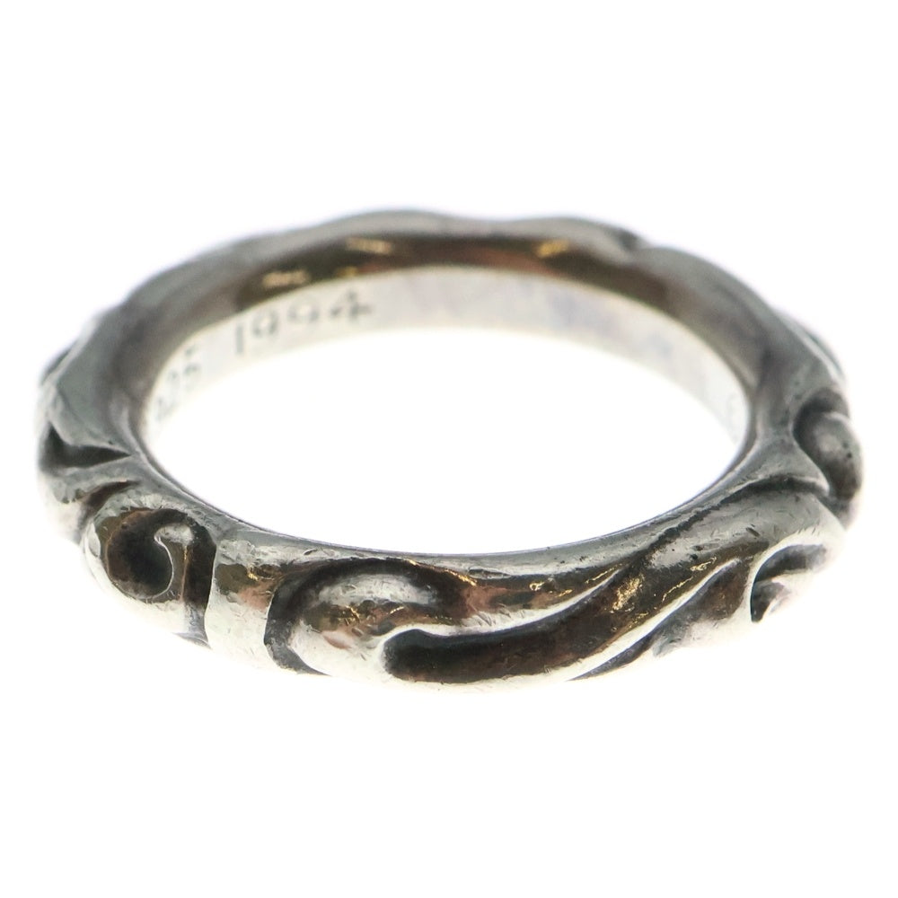 CHROME HEARTS(クロムハーツ) SCRL BAND スクロールバンド リング シルバー BCA351