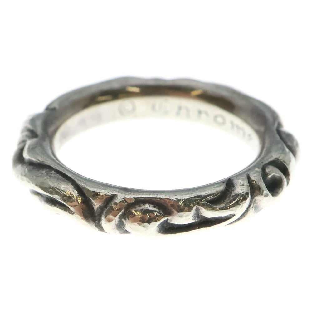 CHROME HEARTS(クロムハーツ) SCRL BAND スクロールバンド リング シルバー BCA351