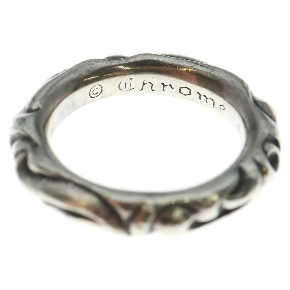 CHROME HEARTS(クロムハーツ) SCRL BAND スクロールバンド リング シルバー BCA351