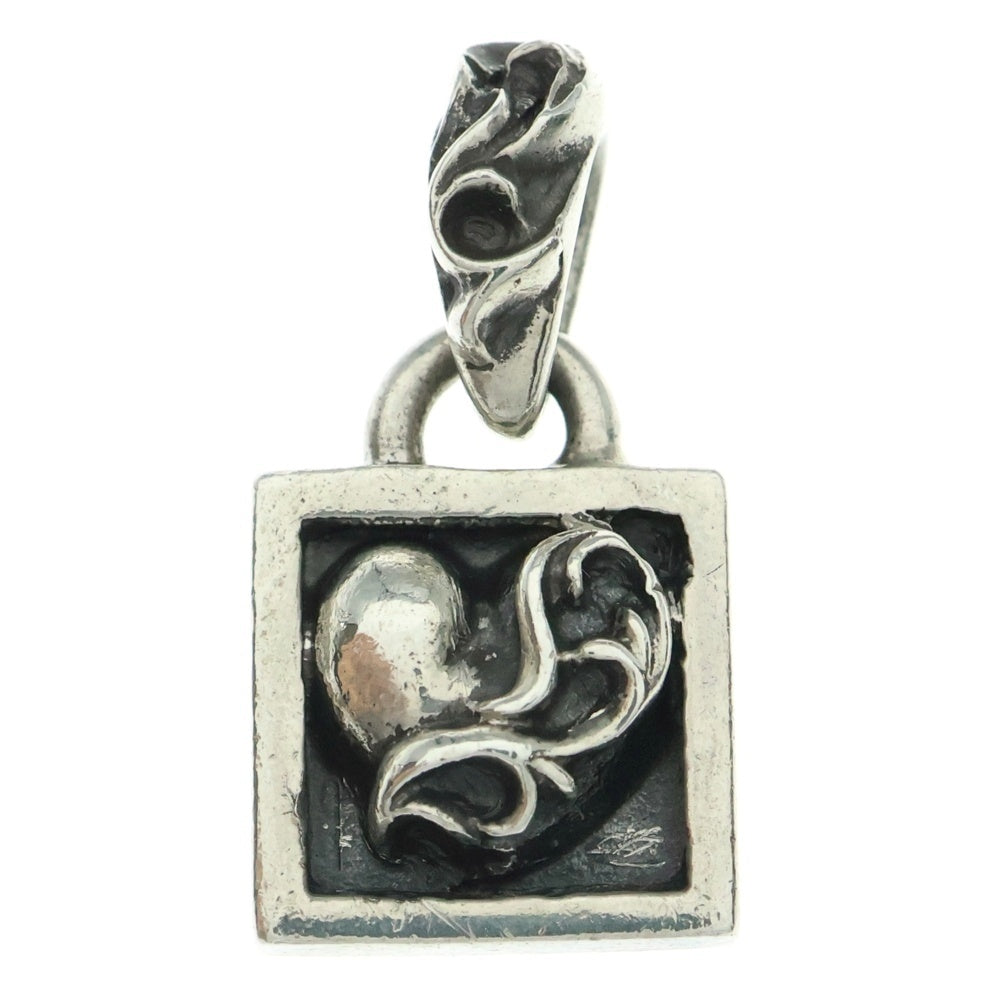 CHROME HEARTS(クロムハーツ) FRAMED HEART フレームドハート チャーム ペンダントトップ シルバー BCA273