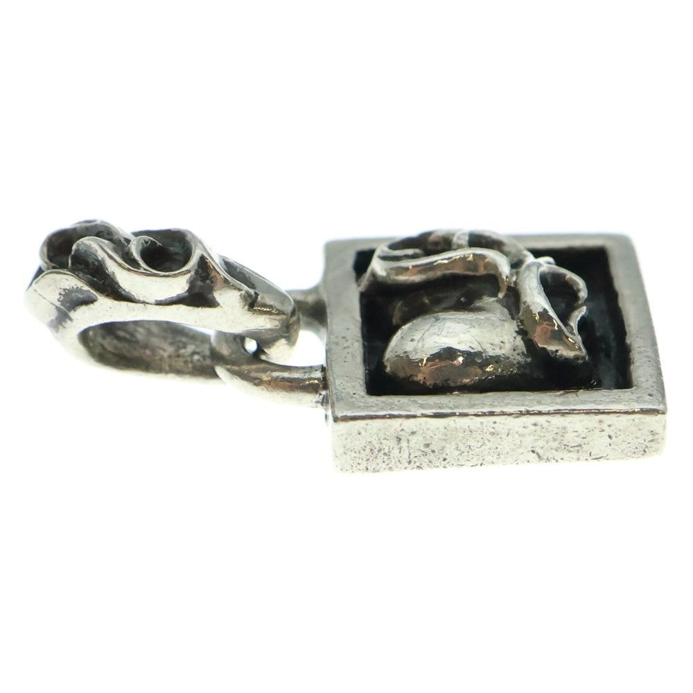 CHROME HEARTS(クロムハーツ) FRAMED HEART フレームドハート チャーム ペンダントトップ シルバー BCA273