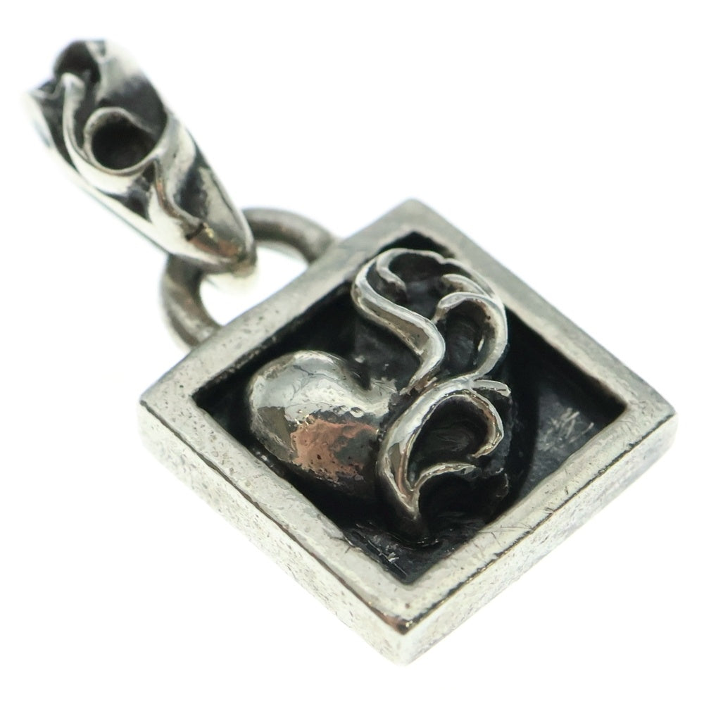 CHROME HEARTS(クロムハーツ) FRAMED HEART フレームドハート チャーム ペンダントトップ シルバー BCA273