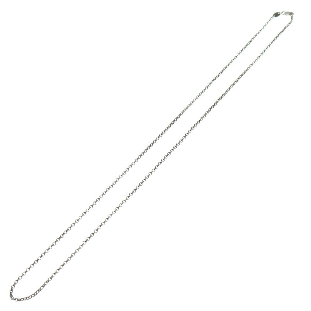 CHROME HEARTS(クロムハーツ) NECKCHAIN R24 ロールチェーンネックレス 24inch シルバー BCA085