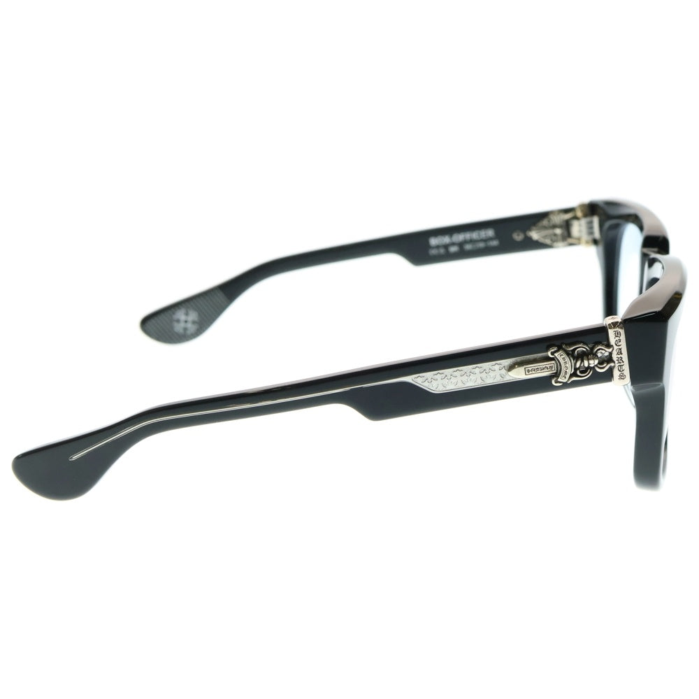 CHROME HEARTS(クロムハーツ) BOX OFFICER ダガーテンプル装飾 サングラス アイウェア ブラック/シルバー