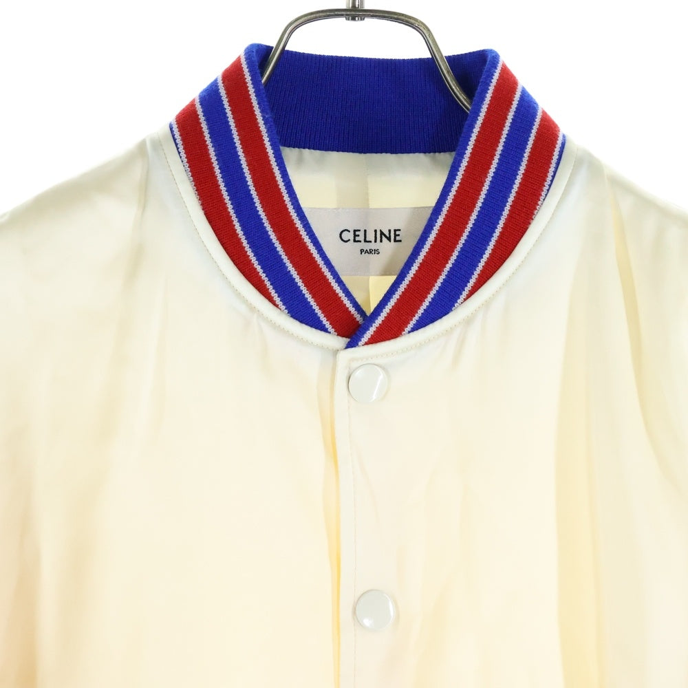 CELINE(セリーヌ) エンブロイダリー アメリカン テディブルゾン ジャケット マルチカラー 2V35N851C