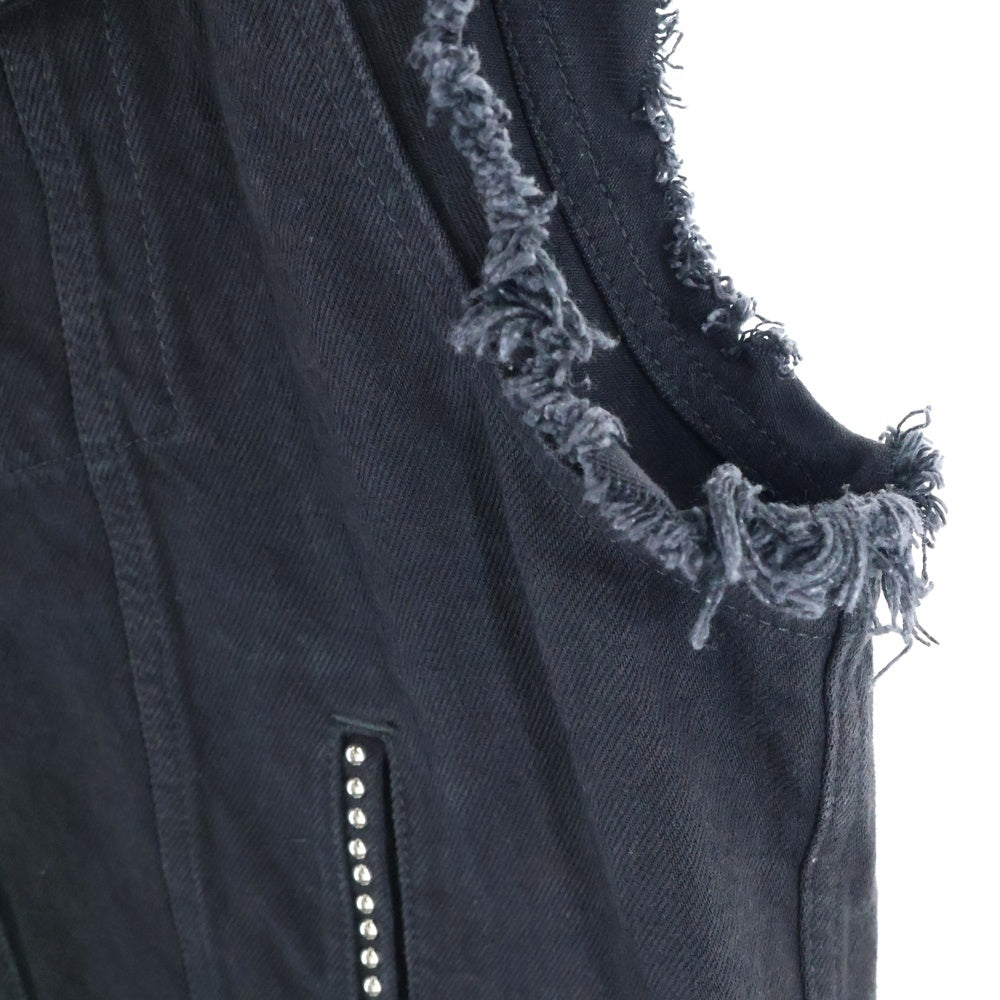 CELINE(セリーヌ) 22SS デニムトラッカースタッズベスト ブラック 2Q438626Q