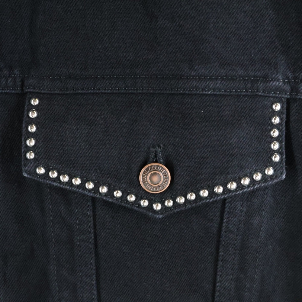 CELINE(セリーヌ) 22SS デニムトラッカースタッズベスト ブラック 2Q438626Q