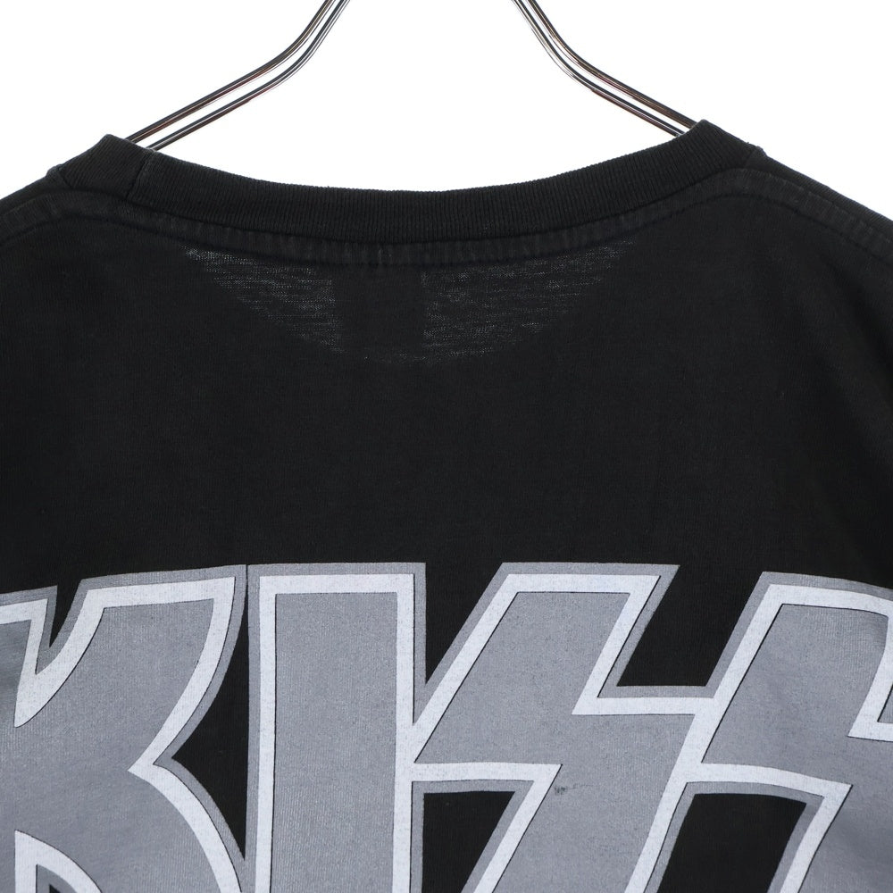 VINTAGE(ヴィンテージ) 90S KISS TEE キス クルーネック 半袖Tシャツ カットソー ブラック