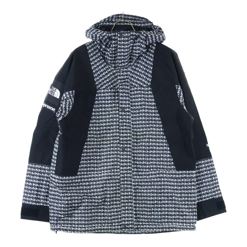 SUPREME(シュプリーム) 21SS ×THE NORTH FACE Studded Mountain Light Jacket スタッド マウンテンパーカー ジャケット グレー/ブラック NP12103I