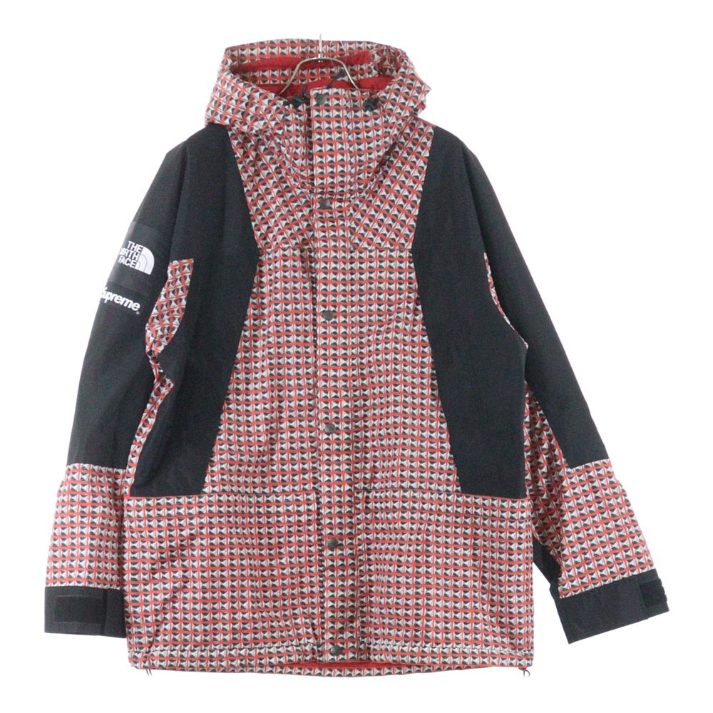 SUPREME(シュプリーム) 21SS ×THE NORTH FACE Studded Mountain Light Jacket スタッド マウンテンパーカー ジャケット レッド/ブラック NP12103I