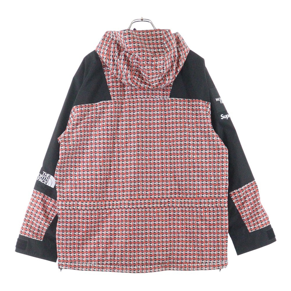 SUPREME(シュプリーム) 21SS ×THE NORTH FACE Studded Mountain Light Jacket スタッド マウンテンパーカー ジャケット レッド/ブラック NP12103I
