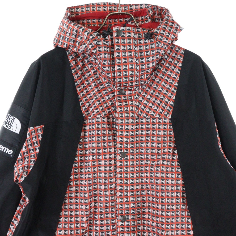SUPREME(シュプリーム) 21SS ×THE NORTH FACE Studded Mountain Light Jacket スタッド マウンテンパーカー ジャケット レッド/ブラック NP12103I