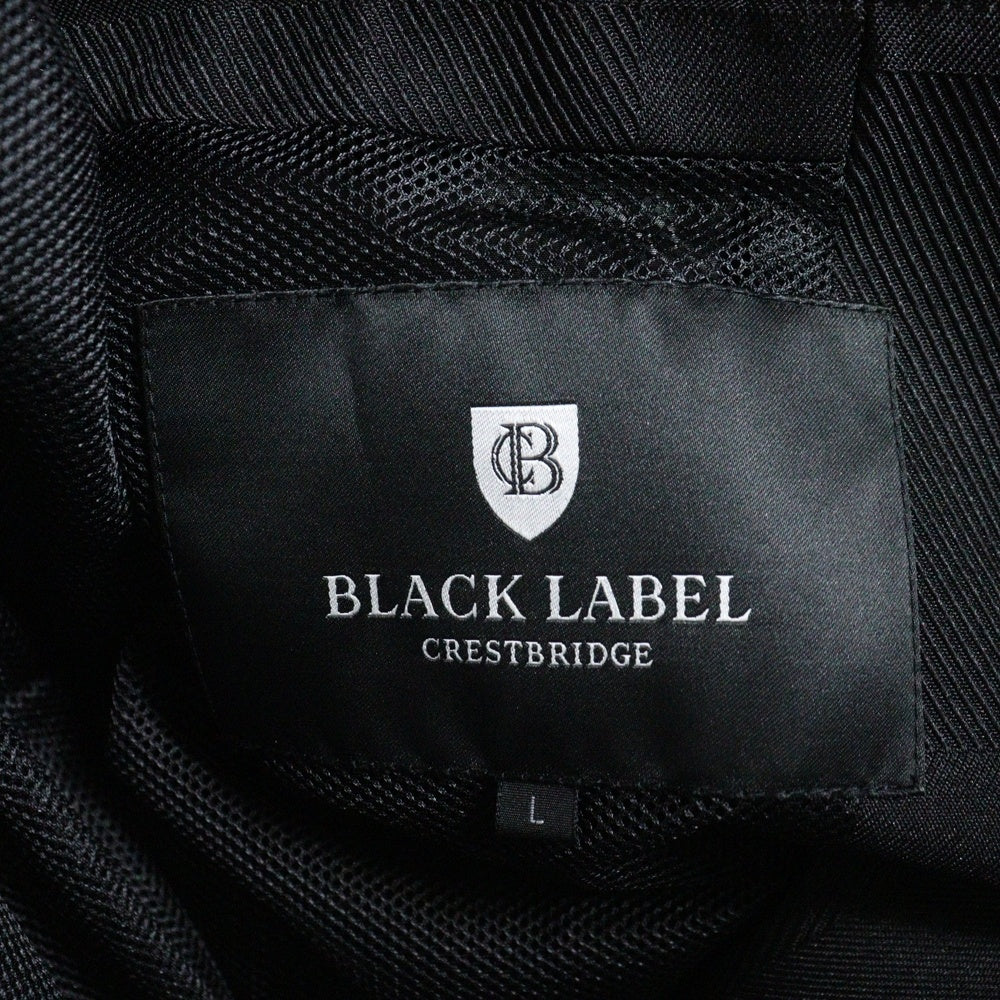 BURBERRY BLACK LABEL(バーバリー ブラックレーベル) チェック柄 ジップアップ フーディ ジャケット ブラック 51F04-403-09