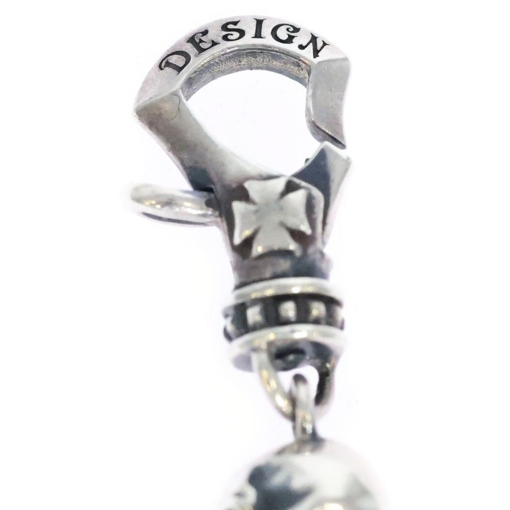 スカルデザイン シルバーチェーンネックレス*5 DEAL DESIGN