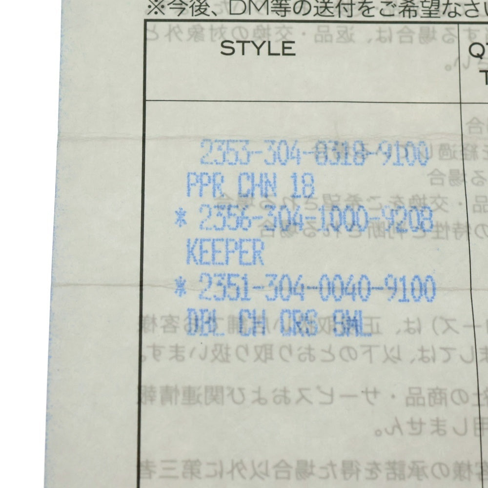 CHROME HEARTS(クロムハーツ) PAPER CHAIN 18 ペーパーチェーンネックレス 18inch シルバー BCA086