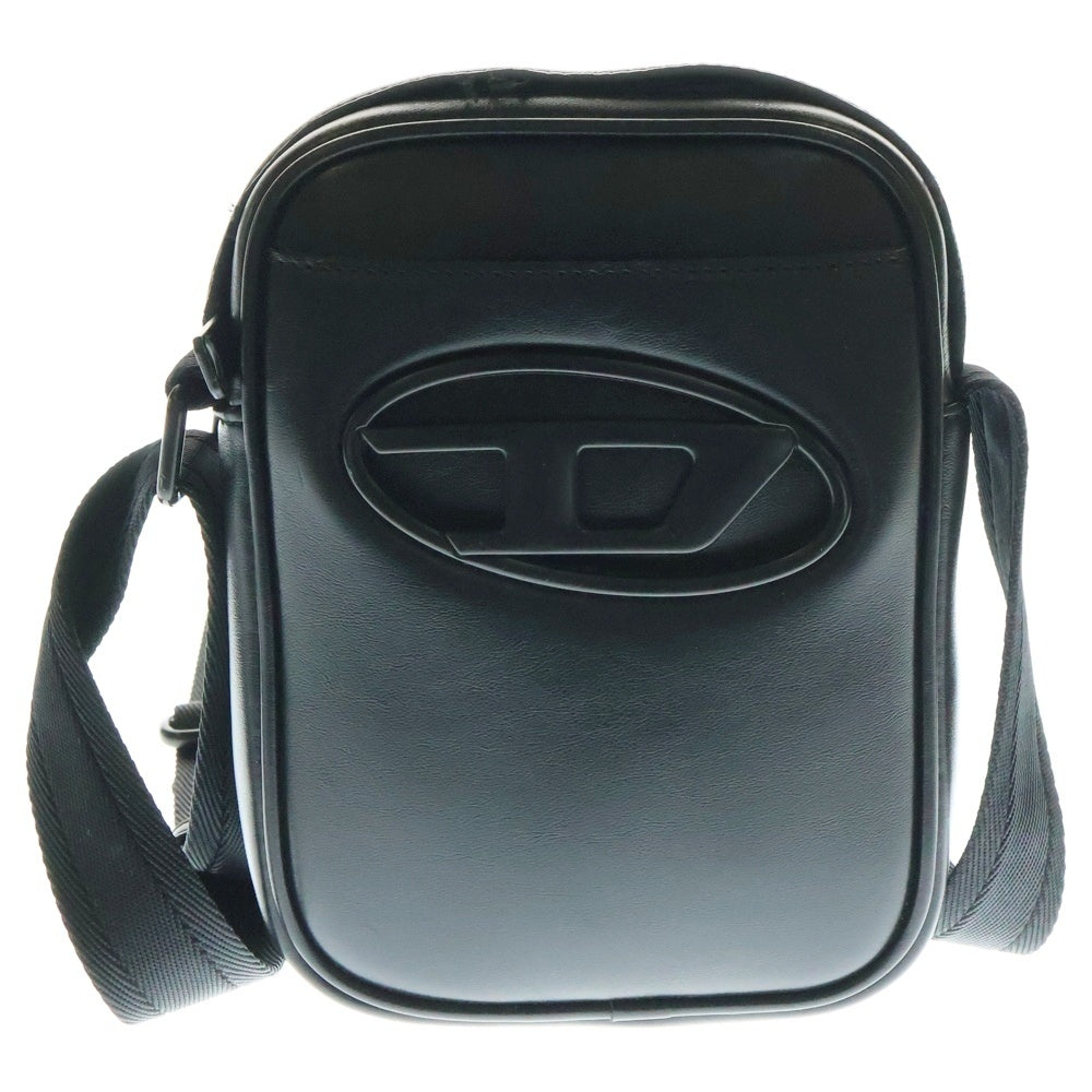 DIESEL(ディーゼル) holi-d crossbody フェイクレザーショルダーバック ブラック