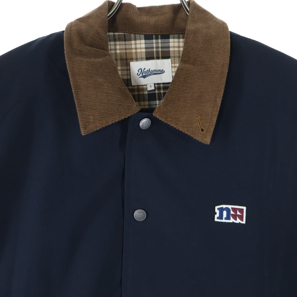 68637(68637) コーデュロイ切替 ワークジャケット 23W010 ネイビー