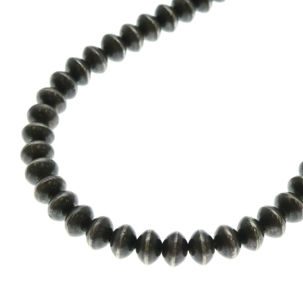 INDIAN JEWELRY(インディアンジュエリー) ナバホ族 ビーズネックレス シルバー