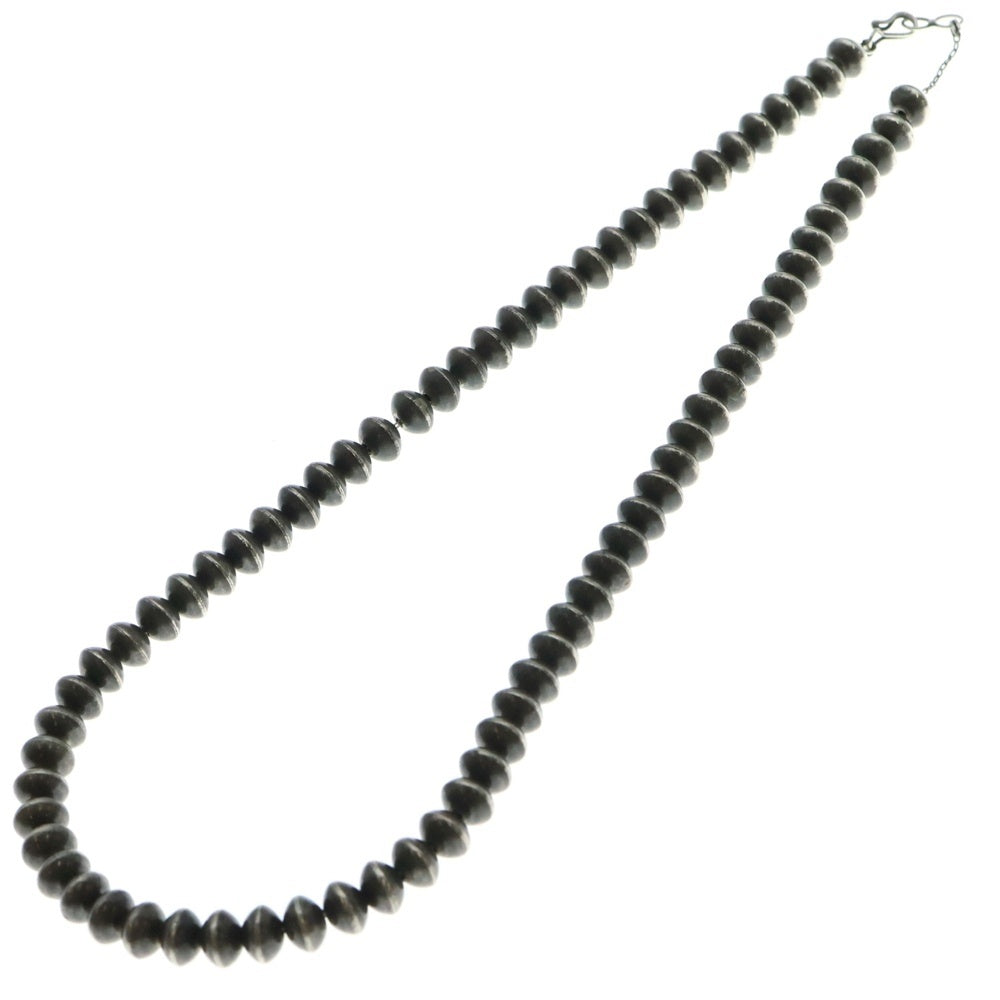INDIAN JEWELRY(インディアンジュエリー) ナバホ族 ビーズネックレス シルバー