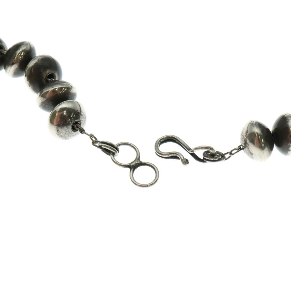 INDIAN JEWELRY(インディアンジュエリー) ナバホ族 ビーズネックレス シルバー
