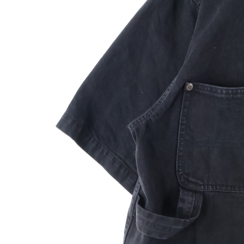 SUPREME(シュプリーム) 24SS Loose Fit Denim Painter Shirt ルーズフィット ペインターデニム 半袖シャツ ブラック
