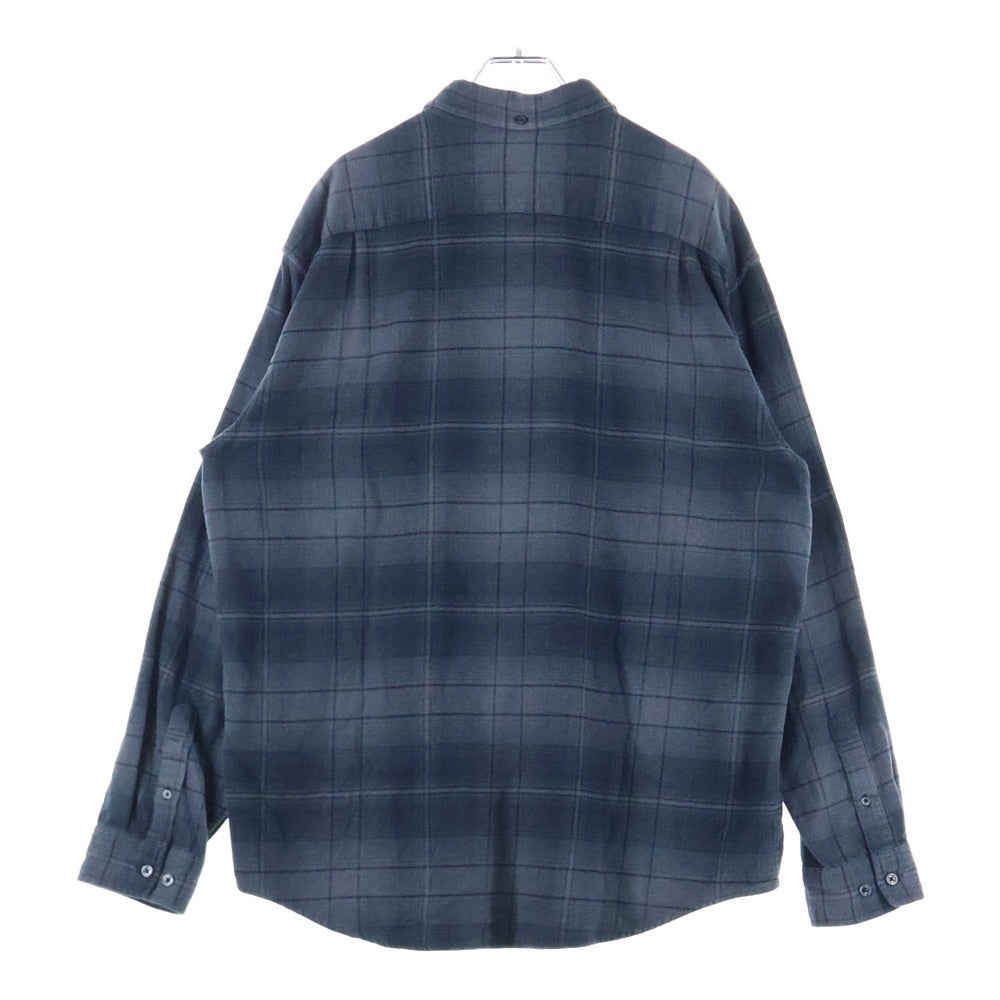 SUPREME(シュプリーム) 23SS Shadow Plaid Flannel Shirt チェック柄 長袖フランネルシャツ ブラック/グレー