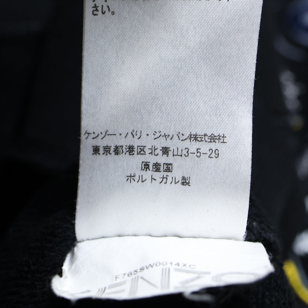 KENZO(ケンゾー) TIGER CLASSIC SWEATSHIRT タイガー刺繍 クルーネック 長袖スウェット トレーナー ブラック F765SW0014XC