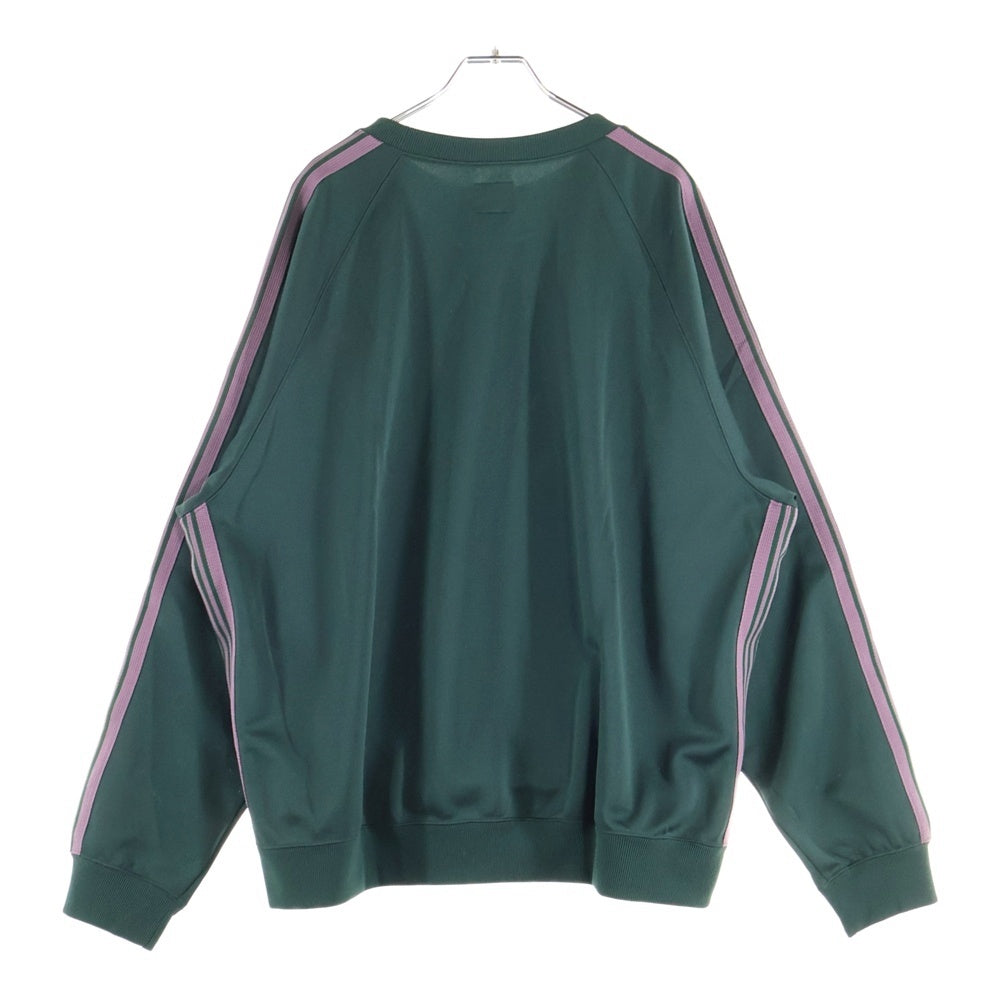 Needles(ニードルス) Track Crew Neck Shirt RW315 サイドライン トラッククルーネックシャツ グリーン