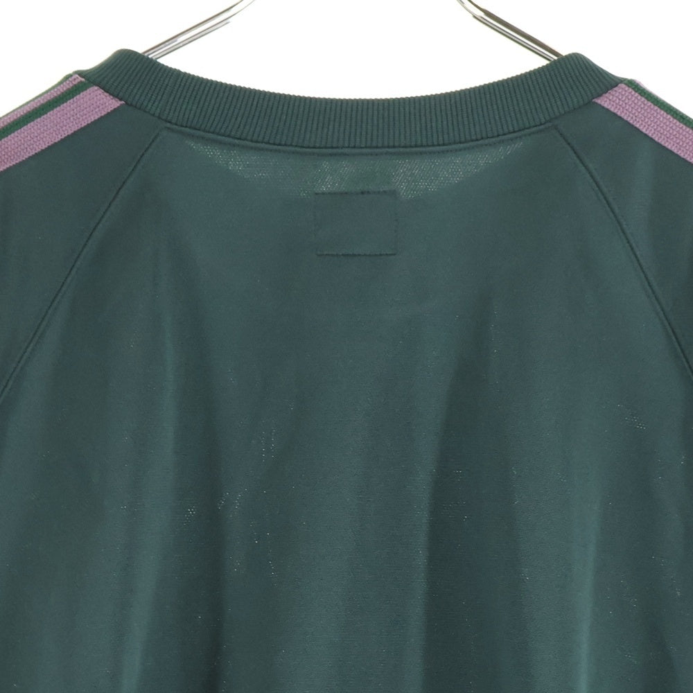 Needles(ニードルス) Track Crew Neck Shirt RW315 サイドライン トラッククルーネックシャツ グリーン