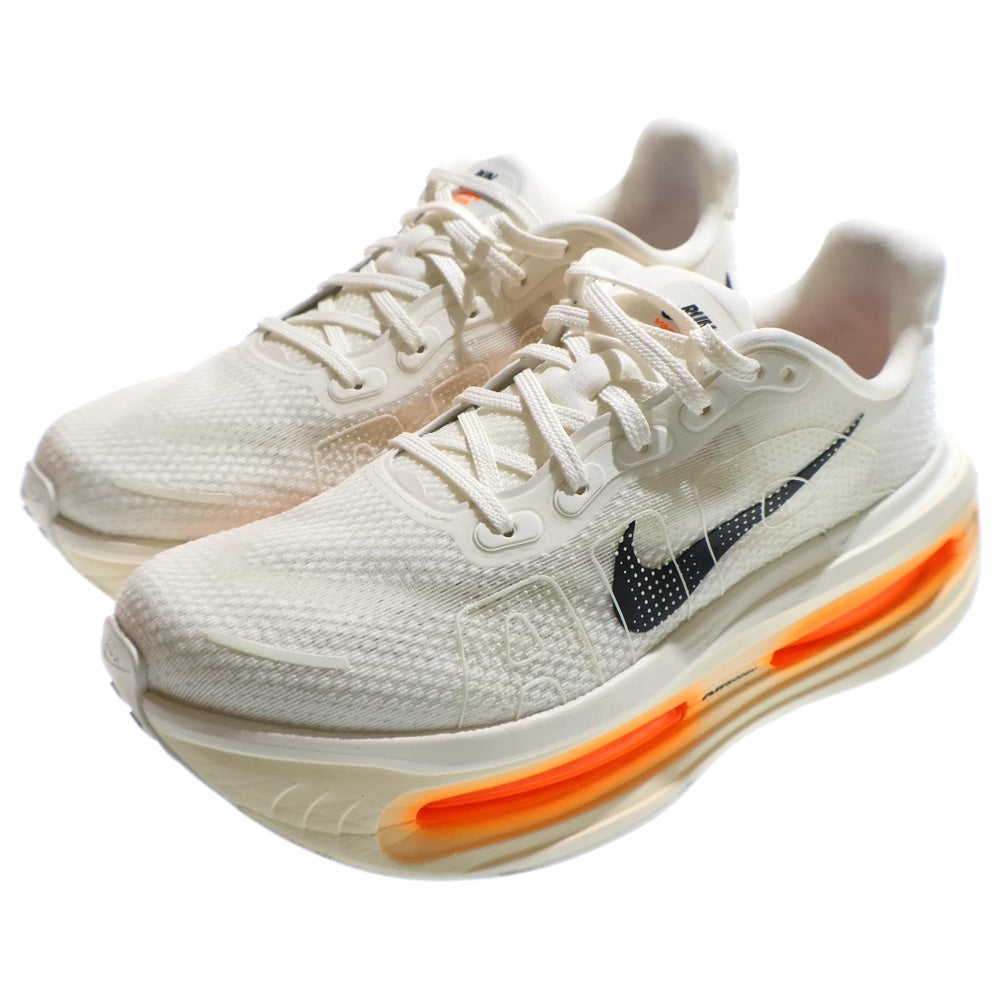 NIKE(ナイキ) VOMERO PREMIUM IQ4035-100 ボメロプレミアム ローカットスニーカー ランニングシューズ ホワイト/オレンジ US9/27.0cm