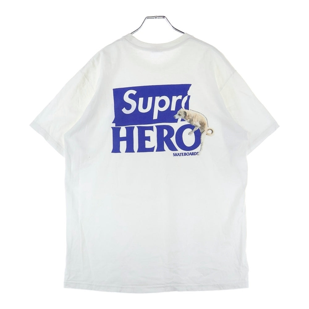 SUPREME(シュプリーム) 22SS ANTIHERO Dog Tee アンタイヒーロードッグプリント 半袖Tシャツ カットソー ホワイト