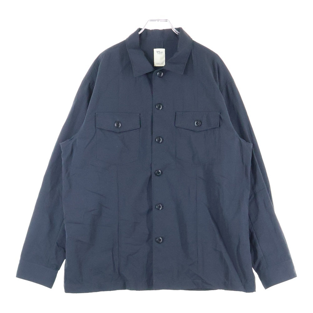 Ron Herman California(ロンハーマン カリフォルニア) California Utility Shirt ナイロン 長袖シャツ ロングスリーブ ネイビー 4020700088