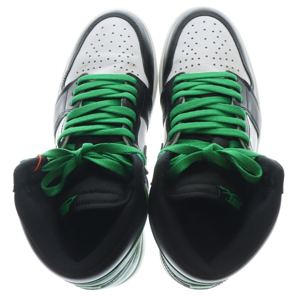 NIKE(ナイキ) AIR JORDAN 1 RETRO HIGH OG LUCKY GREEN エアジョーダン レトロ ラッキーグリーン ハイカットスニーカー グリーン/ブラック US9.5/27.5cm DZ5485-031