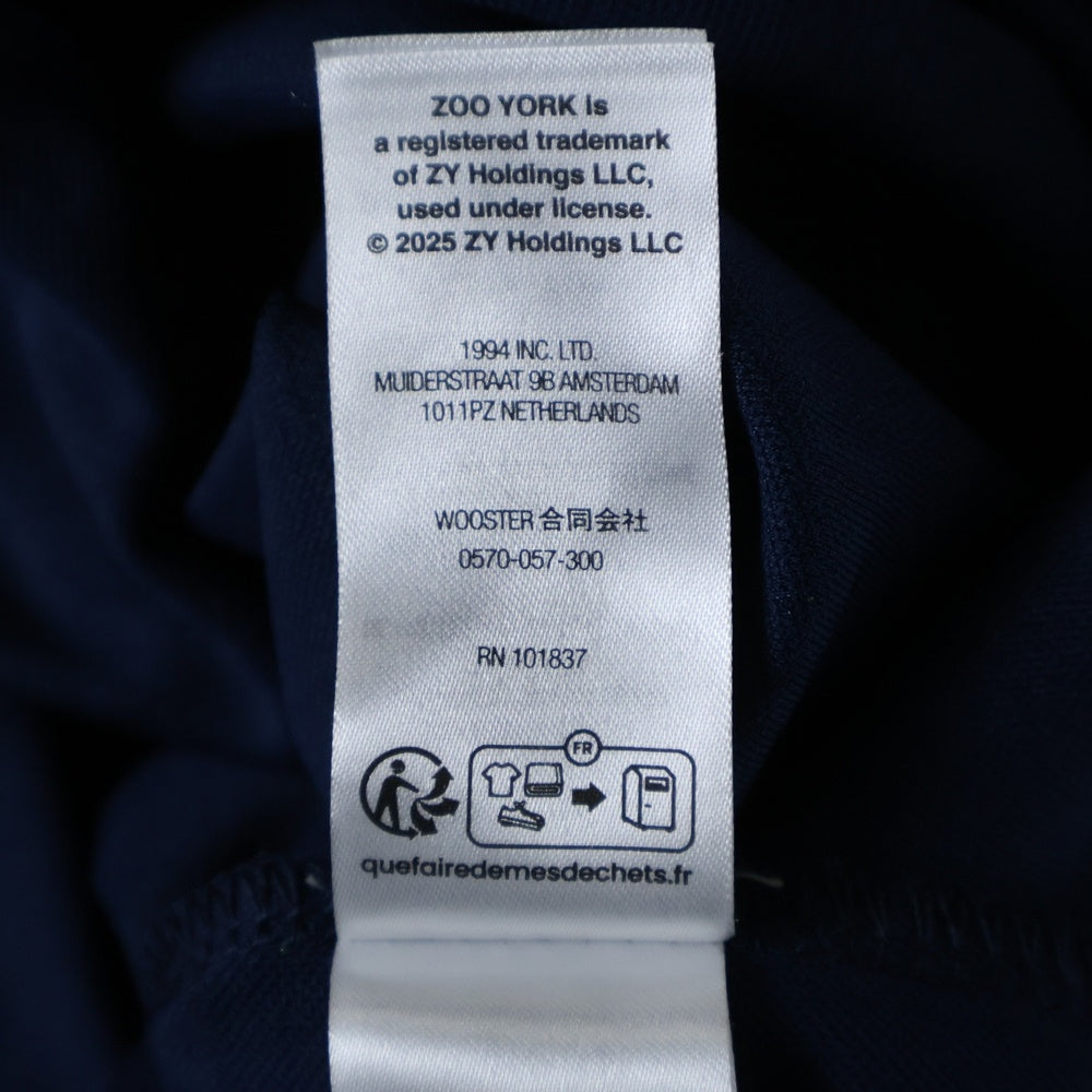 SUPREME(シュプリーム) 25SS Zoo York Soccer Jeysey ズーヨーク サッカージャージー 半袖Tシャツ カットソー ネイビー