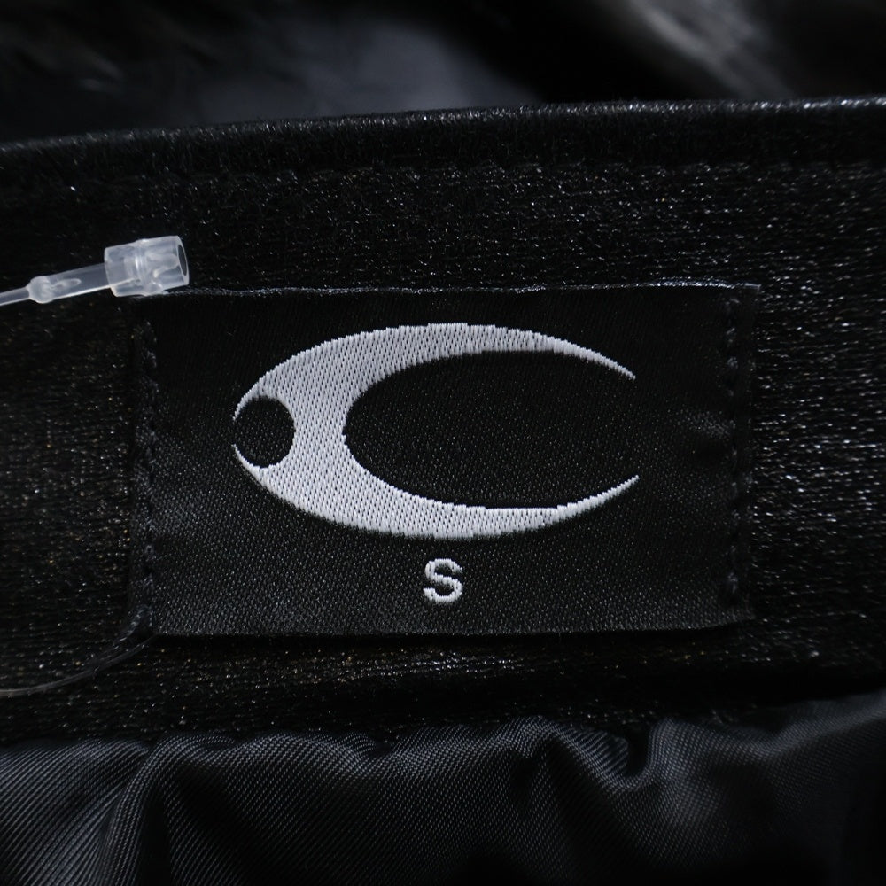 COZY WORLDWIDE(コージーワールドワイド) COZY.WRLD LEATHER JACKET ファー付き フーディージャケット ブルゾン ブラック