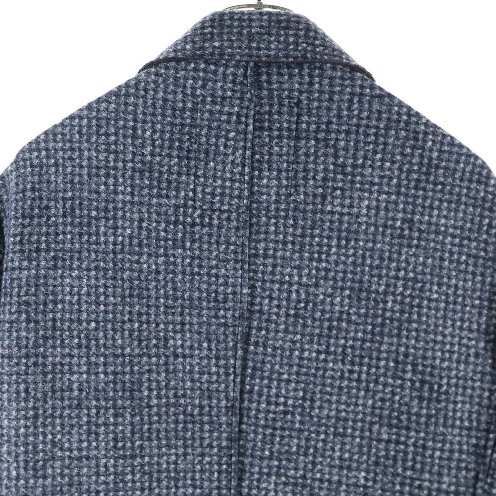 BOB(ボブ) チェック柄 テーラードジャケット ネイビー 072791631-0004