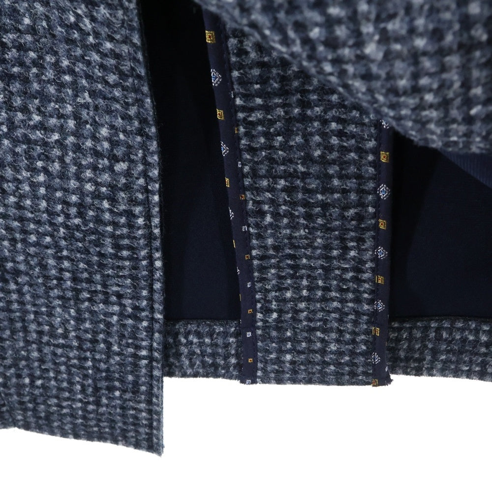 BOB(ボブ) チェック柄 テーラードジャケット ネイビー 072791631-0004