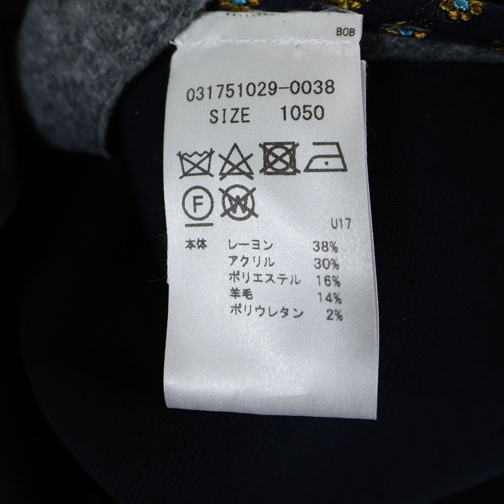 BOB(ボブ) ボンディング テーラードジャケット グレー 031751029-0038