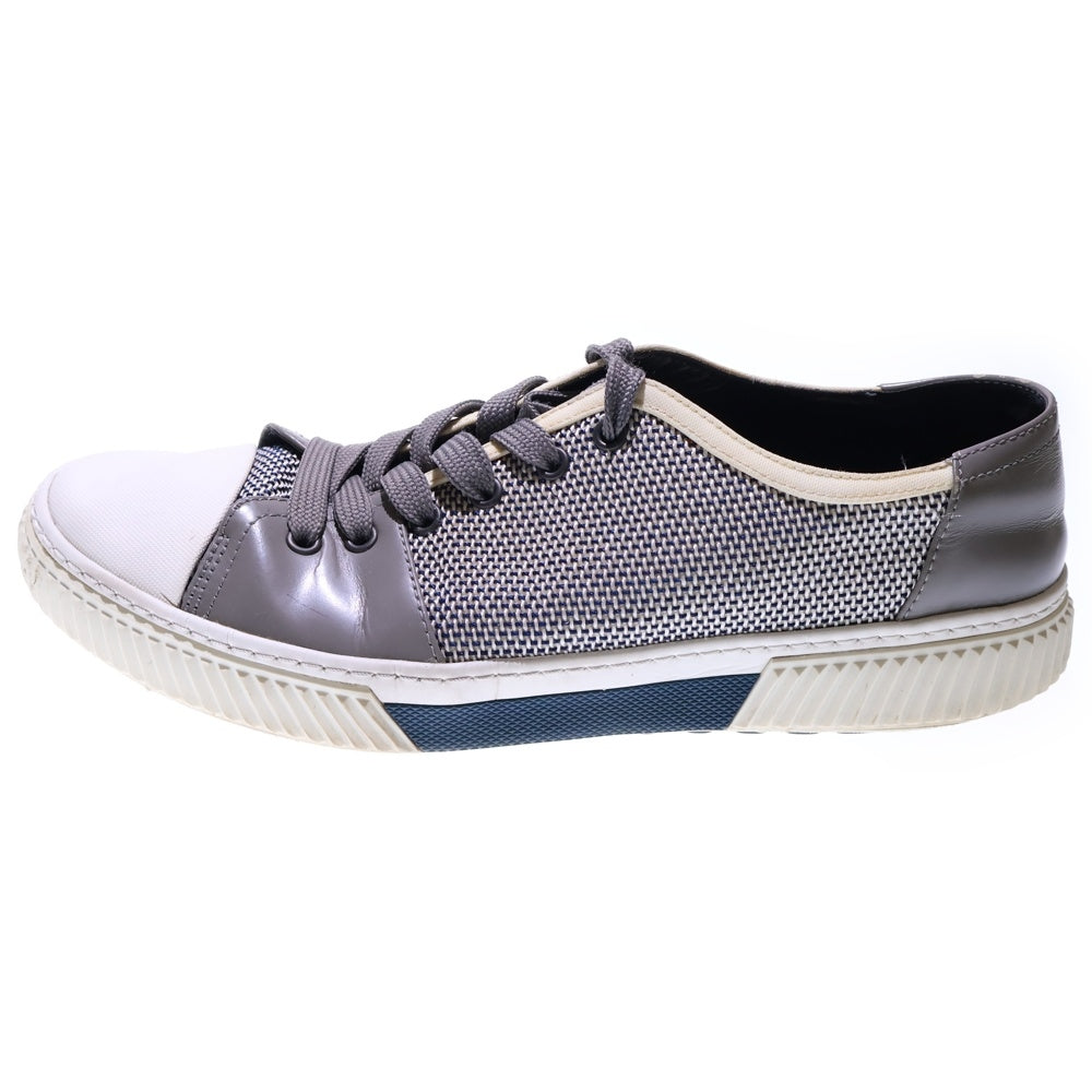 PRADA(プラダ) メッシュ ローカットスニーカー グレー 4E 3058