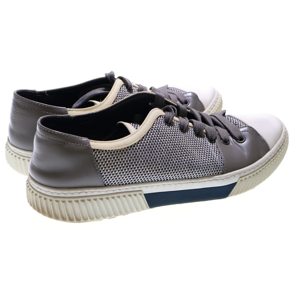 PRADA(プラダ) メッシュ ローカットスニーカー グレー 4E 3058