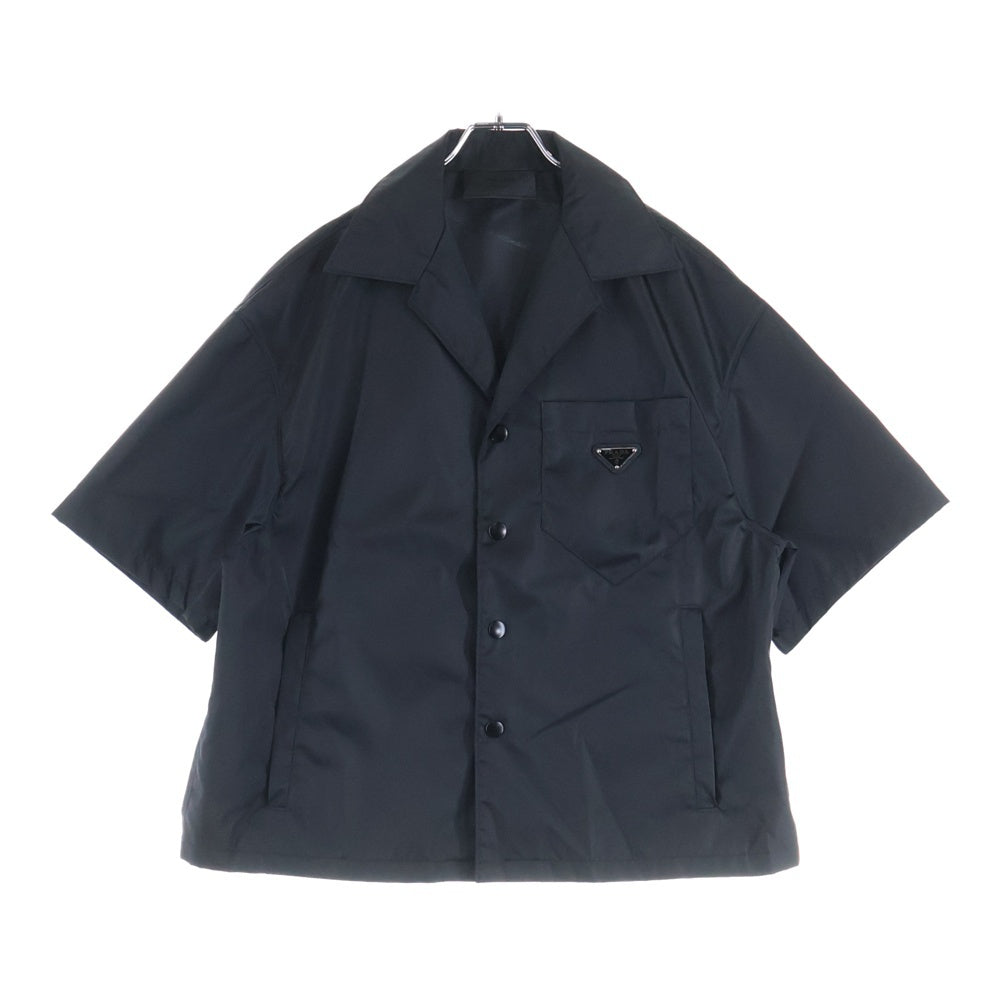 PRADA(プラダ) Re-Nylonトライアングルロゴ 半袖シャツ SC449 ブラック