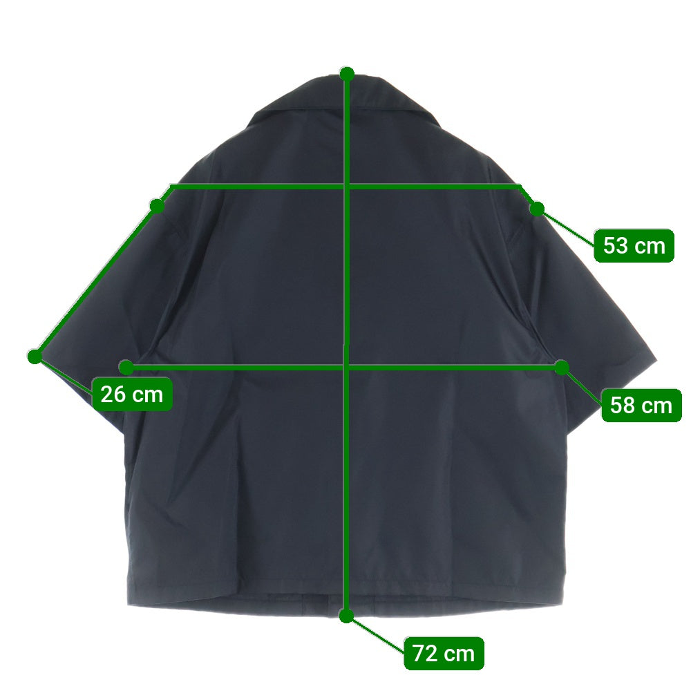 PRADA(プラダ) Re-Nylonトライアングルロゴ 半袖シャツ SC449 ブラック